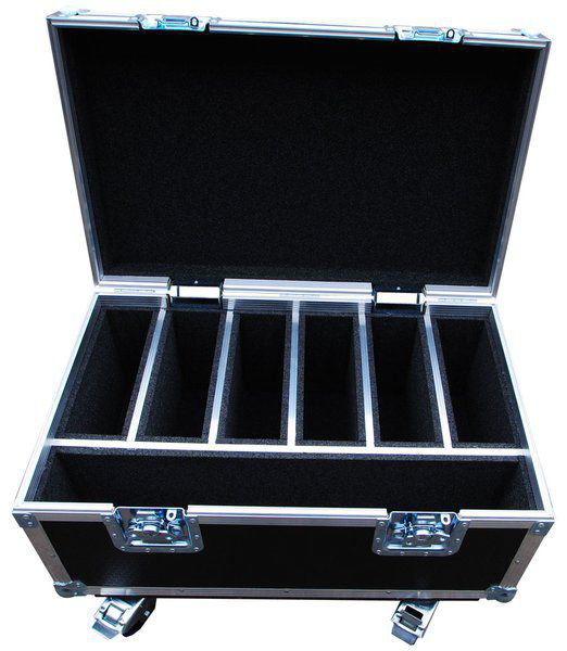 6 Way Slim Par Can Flight Case